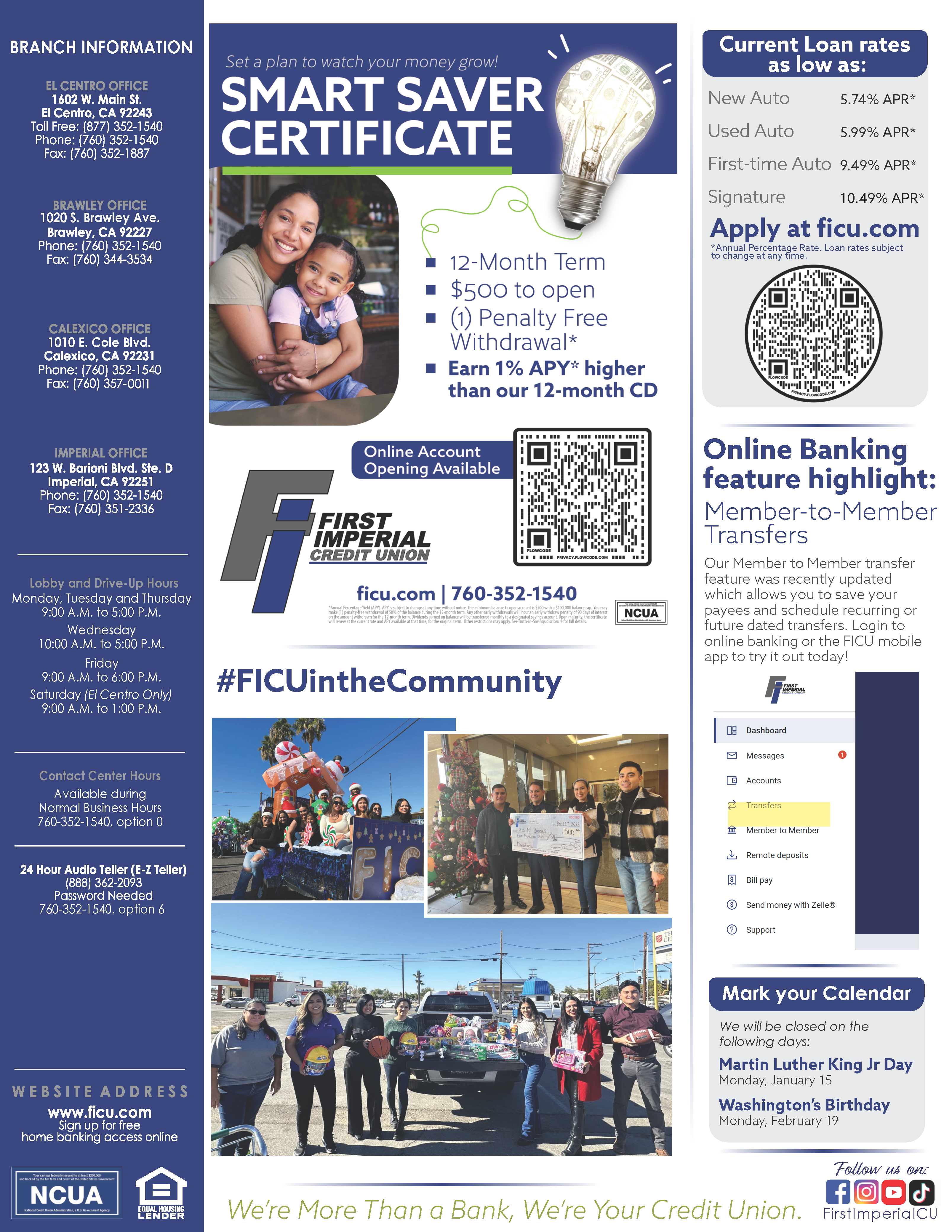First Quarter Newsletter page two