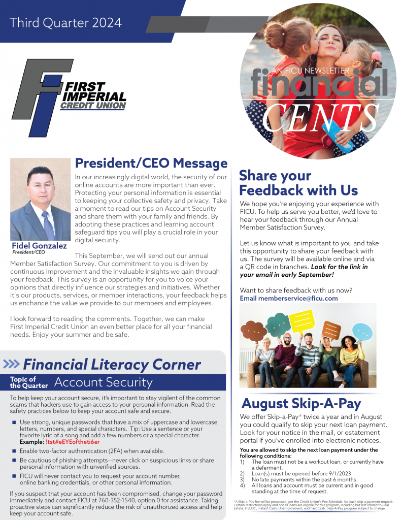 Third quarter 2024 newsletter