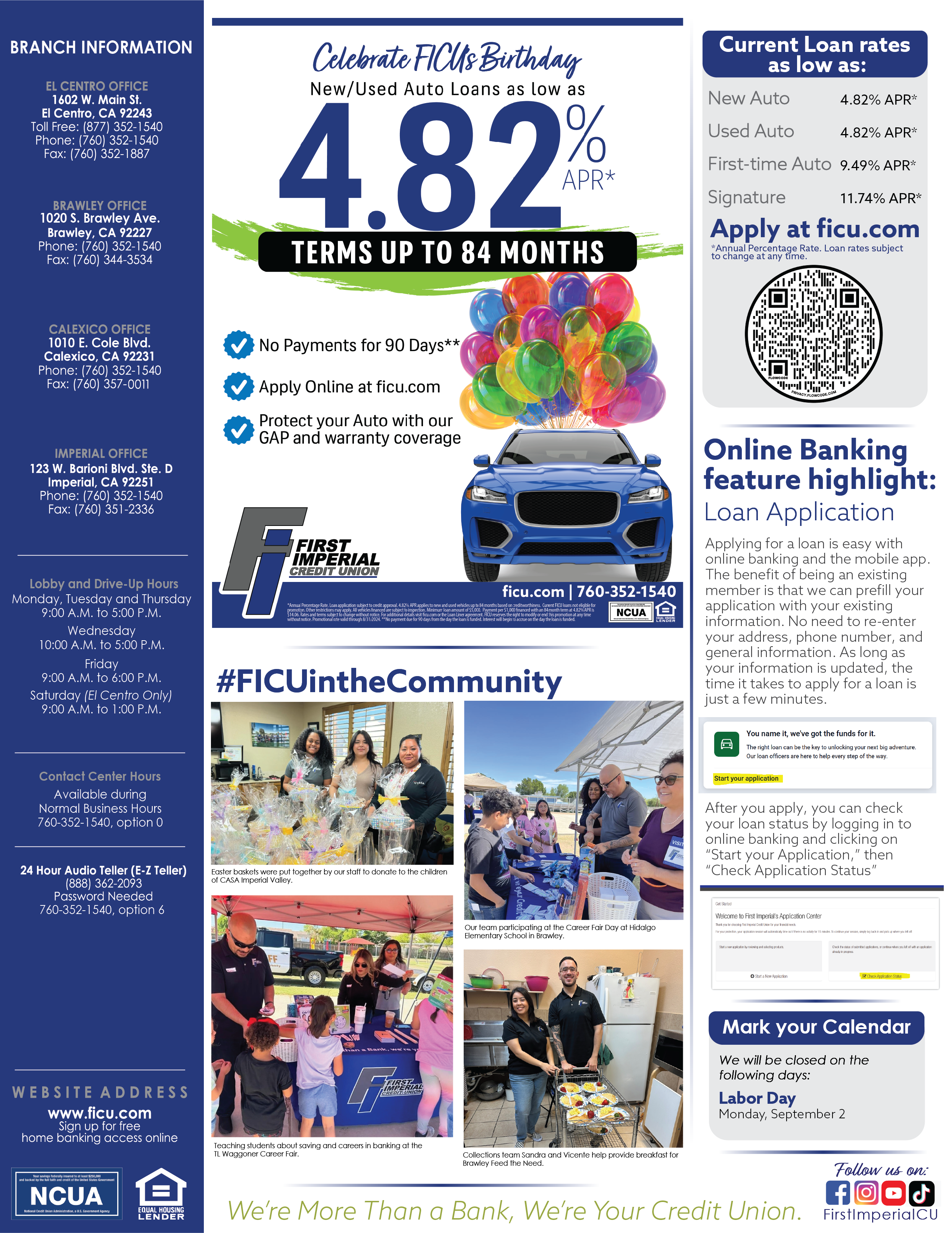 Page two for the Financial Cents newsletter